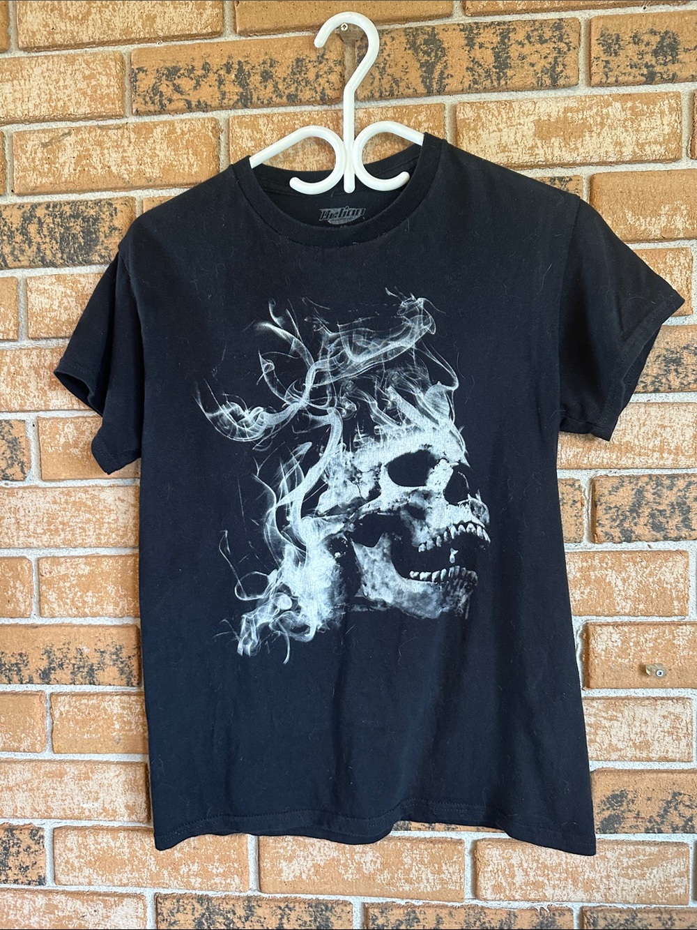 Black Skull Graphic Short Sleeve Tee